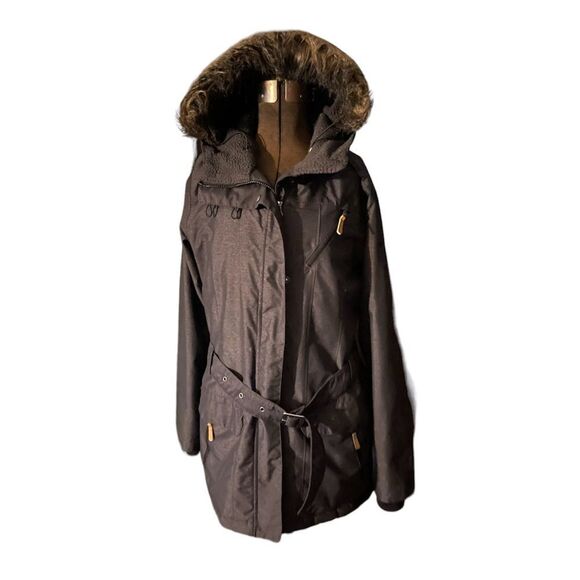 Columbia | Women’s Hooded Omni Heat Belted Coat - Picture 2 of 11